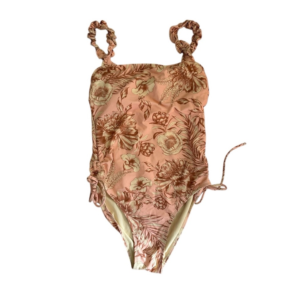 Agua Bendita Women’s One Piece in Pink Floral Swimsuit